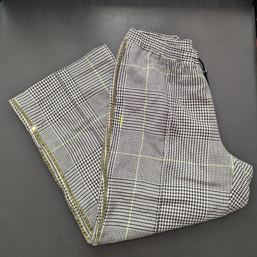 IVY PARK Black and White Checkered Joggers